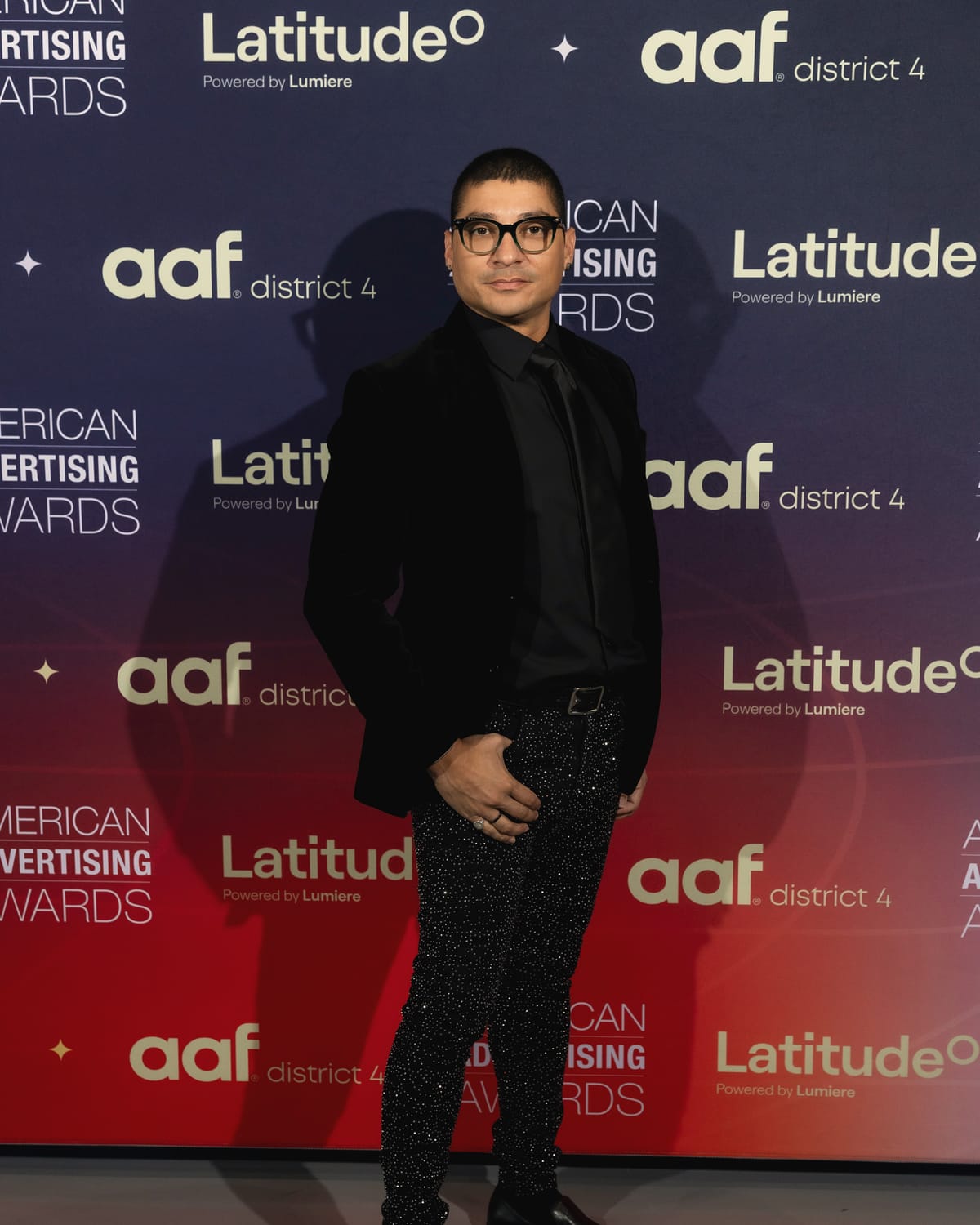 Jerry Nieves at the American Advertising Awards