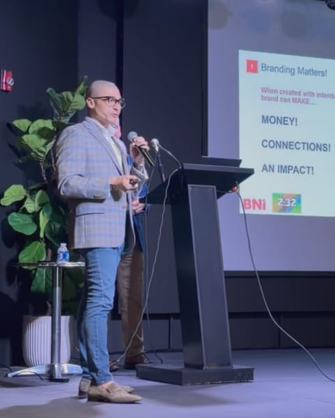Jerry Nieves speaking at an event