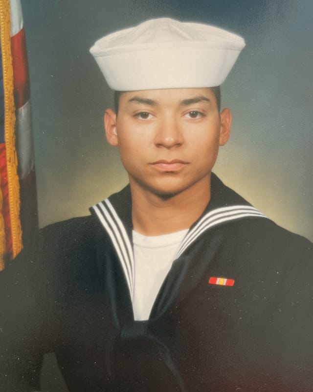 Jerry Nieves during his military service