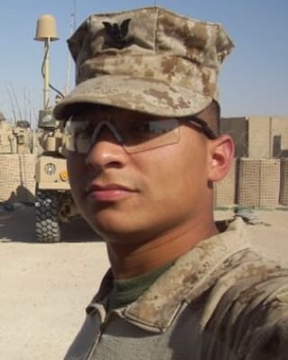 Jerry Nieves during his military service