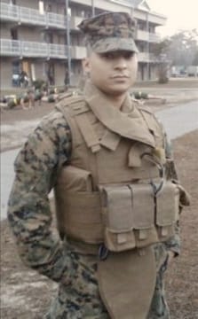 Jerry Nieves during his military service